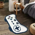 thumbnail image 4 of 2PCS Gamer Floor Mat Cartoon Game Console Design Non- Rug,Ultra Soft Absorbent Machine Washable Carpet for Gaming Room,Bathroom Indoor Door Decorï¼31.5*19.69Inchï¼, 4 of 9