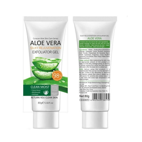 PiGOGI Moisturizing Exfoliating Gel 80g Gentle Face Scrub Dead Skin Removal Hydrating Skin Care