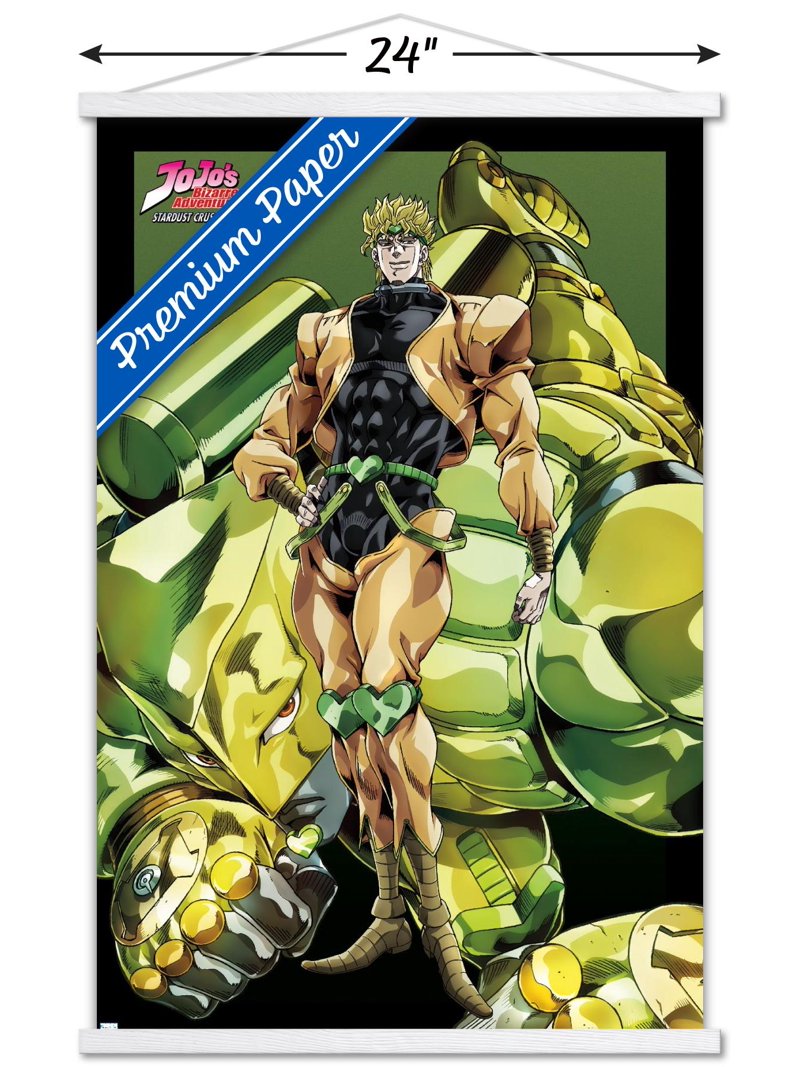 JoJo's Bizzare Adventure - Dio and The World Wall Poster with