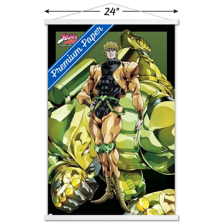 JoJo's Bizzare Adventure - Dio and The World Wall Poster with
