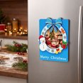 thumbnail image 5 of Christmas Wooden Picture Frame Ornament with Magnetic Back and Ribbon Hanger, Versatile Photo Display for Fridge or Tabletop, Holiday Gift Keepsake, 5 of 6