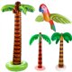 thumbnail image 2 of Globo inflable con forma de palmera de coco hawaiana, diseño de pájaro tropical, flamenco, decoración para fiestas de cumpleaños en la playa, bodas y luaus, 2 of 5