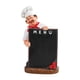 thumbnail image 2 of Chef estatua escultura Chef estatuilla ornamento coleccionable artesanía modelo cocina decoración para café restaurante mesa Bar regalo de inauguració Izquierda 17x13x30.5cm Soledad Estatuilla de la estatua del chef, 2 of 10