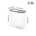 thumbnail image 3 of Naiovety Tanque sellado transparente práctico y duradero de PP para artículos del hogar que garantiza la frescura de los ingredientes Organizadores de utensilios de cocina azul Grande 4L, 3 of 6