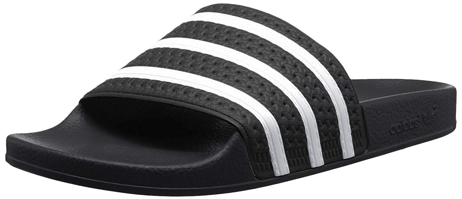 adidas originals adilette slider sandals in white