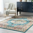 thumbnail image 7 of Well Woven Paloma Payson Traditional Bohemian Teal 7'10" x 9'10" Vintage Area Rug, 7 of 7