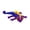 Purple, variant on 3D Printed Multi-Color Articulated Chameleon Figurine Desktop Decor Realistic Eyes, Precision Engineered Reptile Model for Modern Interior Design Purple