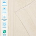 thumbnail image 4 of Superior Belmont Zero Twist Ultra-Soft 3 Piece Towel Set, Ivory, 4 of 10