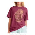 thumbnail image 1 of Playera Harry Potter para Mujer, Manga Corta Escudo Gryffindor Oversize Vino Talla EG, 1 of 3
