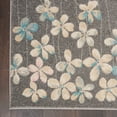 thumbnail image 3 of Serene Contemporary Floral Grey/Beige 5'3" x 7'3" Area Rug, (5' x 7'), 3 of 6