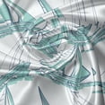 thumbnail image 5 of Ambesonne Marine Valance Pack of 2, Sailboats Sketch on Sea Art, 54"X18", Seafoam Dark Sky Blue, 5 of 5