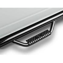 N-Fab Wheel-To-Wheel Gloss Black Cab Length Nerf Steps Fit 2021-2024 Ford Bronco 4 Door SUV, SRW Gas