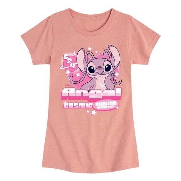 Lilo & Stitch - Y2K Angel - Toddler & Youth Girls Fitted Short Sleeve Graphic T-Shirt