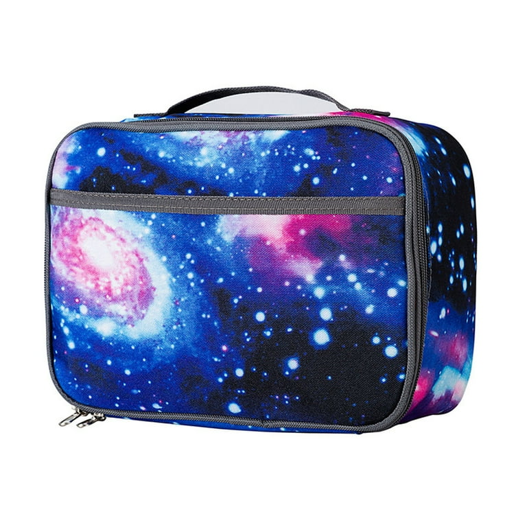 LAOSR Lunch Box Insulated Lunch Bag Tough Spacious Adult Lunchbox To Seize Your Day Blue