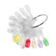 thumbnail image 3 of 10 hojas Total 60 consejos palos suministros de uñas para la exhibición de uñas y bricolaje Macarena Transparente, 3 of 5