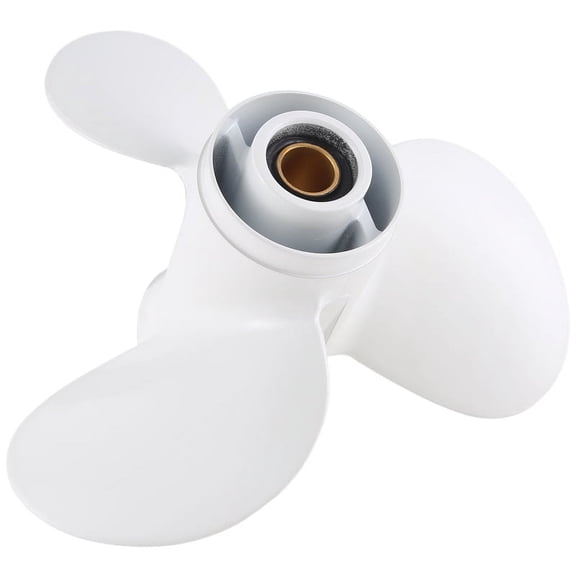 Marine Engine Outboard Propeller 664-45947-01-El 9 7/8 X 11 1/4 for 20-30Hp Aluminum Alloy 3 Blade Black 10 Spline Tooth R Rotation