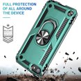 thumbnail image 2 of ULAK iPod Touch 7 Case for Kids, iPod Touch 6 Case, iPod Touch 5 Cases, Shockproof Heavy Duty Kickstand Cover for Apple iPod Touch 7th/6th/5th Generation, Green, 2 of 9