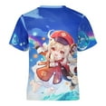 thumbnail image 5 of Genshin Impact Kids Short Sleeve Tee Shirt Novelty Crewneck T-Shirts Unisex Summer Blouse Tops for Boys Girls 100CM, 5 of 8