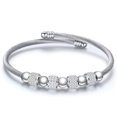 thumbnail image 2 of Women's Detachable Open Bracelet Titanium Steel Bracelets, 3 Pieces Different Styles, 2 of 5