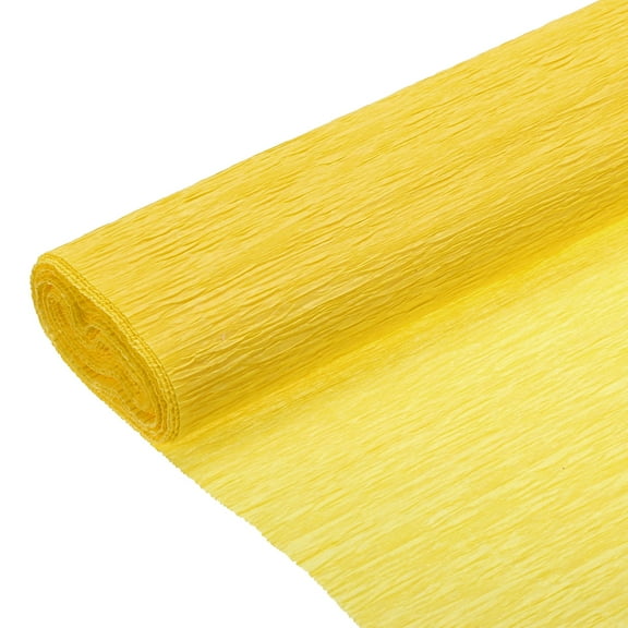 Uxcell Crepe Paper Roll 8.2ft Long 9.84 Inch Wide for Wedding Ceremony Various Large Festivals Decoration, Apricot