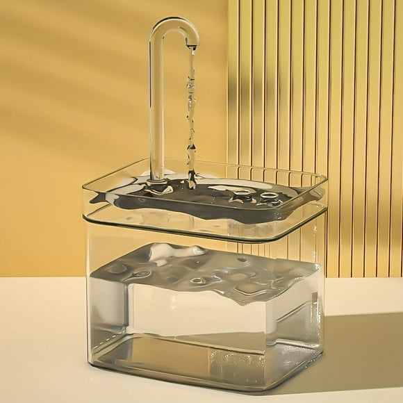 Cat Water Fountain, Pet Water Fountain With Faucet Design For Indoor Cats, Automatic