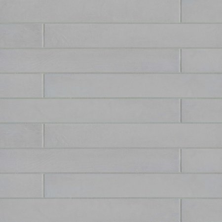 Bedrosians Allora Matte Porcelain Tile 3" x 24", Solid Grey (22-Pack, 10.66 SF)