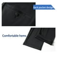 thumbnail image 4 of Kadahis Men’s and Tall Men’s Premium Comfort Flat Front Suit Pants, 4 of 5