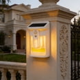 thumbnail image 4 of Solar Motion Sensor Wall Lights Outdoor Waterproof Plastic 3 Lighting Modes Solar Powered Wall Mount For Decks Fence Garage Patio Courtyard Automatic Lighting 6.5Inch, 4 of 8