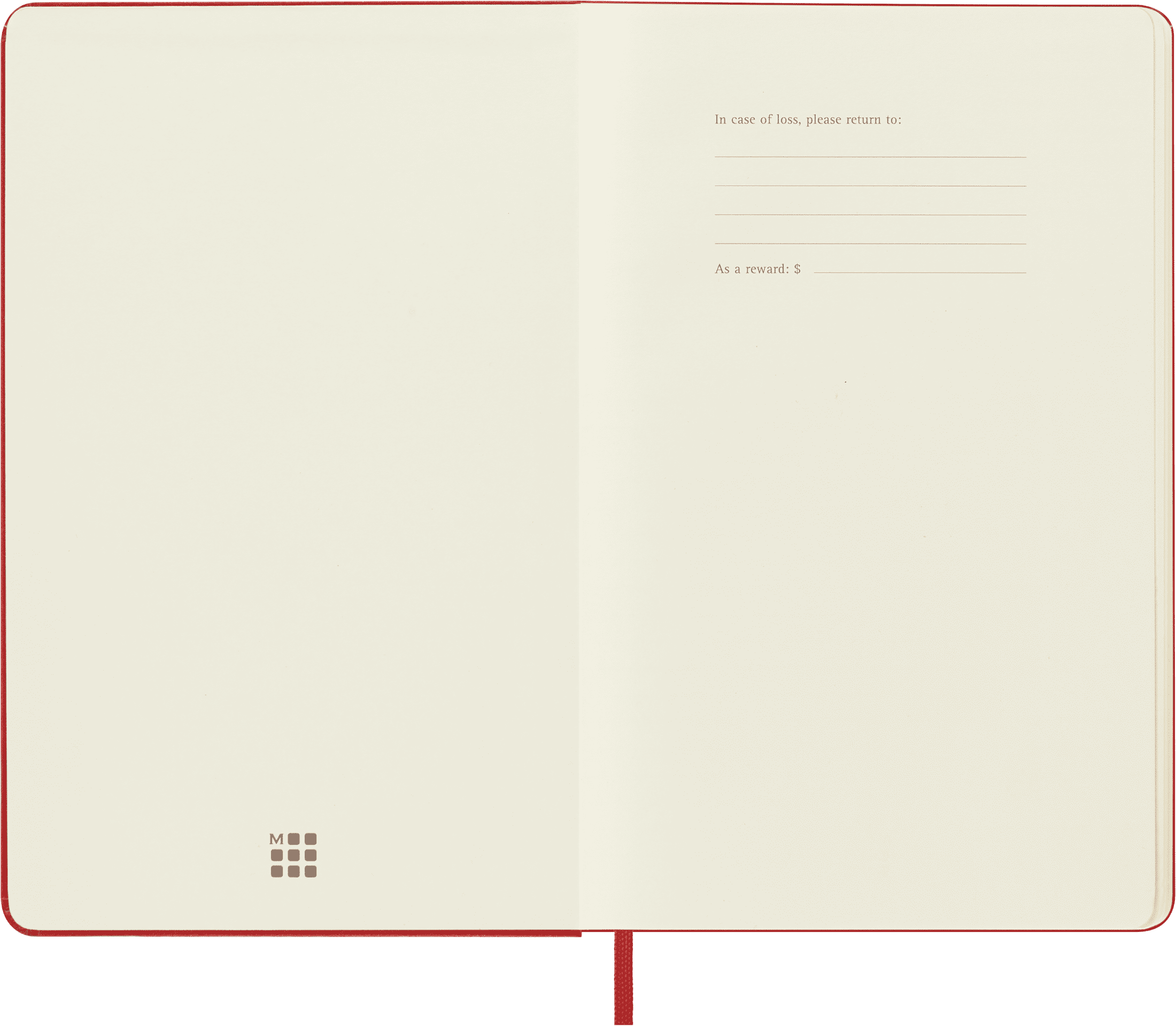 Moleskine Art Sketchbook, Hard Cover, Large (5" x 8.25"), Plain, Red