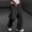 Black, variant on Men's Wide Leg Regual Fit Y2K Hip Hop Streetwear Pants Casual Skateboard Trousers Multicolor XXL