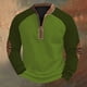thumbnail image 1 of pstuiky camisas de manga larga para hombre, Sudadera con capucha y cuello redondo para hombre, estampado, manga larga Tops casuales para hombres l, 1 of 3