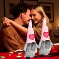 thumbnail image 2 of Valentine's Day Polyester Gnome Plush Décor, Scandinavian Gnome Doll for Home Table Indoor Party Supplies Decoration Sweet Valentines Gifts Easter Basket Stuffer Birthday Party Favor 14 inches, 2 of 7