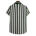 thumbnail image 6 of Gubotare Mens Short Sleeve Classic Shirts Fishing Casual Regular-Fit Button-Up Collared Dress Shirt Top Tees Blouses (Green,L), 6 of 7