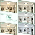thumbnail image 4 of Jopath 12 Inch LED Flush Mount Ceiling Light, Modern Kitchen Recessed Ceiling Lamp Closet Round Surface for Bathroom Laundry Bedroom Hallway Black, 4 of 8