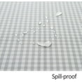 thumbnail image 6 of Rectangle Checkered Tablecloth Waterproof Spillproof Wrinkle Resistant Buffalo Plaid Heavy Weight Table Cloth Gingham Table Cover for Outdoor and Indoor Use, 52 x 70 Inch Grey and White, 6 of 6
