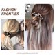 thumbnail image 3 of 2 moño suave fuerte elástico diadema estampado leopardo burbuja cola de caballo soporte accesorios para el cabello para mujeres, 3 of 5