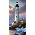 thumbnail image 1 of Resina Con Paisaje Faro Costero Diamante Hugtrwg 40*80CM, 1 of 9