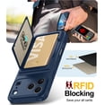 thumbnail image 3 of Funda para teléfono Oneagle iPhone 17 Pro Wallet RFID Kickstand, 3 of 7