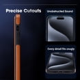 thumbnail image 3 of Ancove for iPhone 16 Pro Max PU Leather + TPU Case Grip Loop Magnetic Stand,Compatible with MagSafe,Built-in Kickstand,for Men Women,Brown, 3 of 7