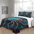 thumbnail image 2 of 2/3pcs Bedding Set 3D Spider Printed Comforter Cover Pillowcase Boy Man Cool Bedroom Decor,Queen (90"x90"), 2 of 6
