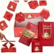 thumbnail image 1 of Caja sorpresa - Caja de regalo romántica roja con rebotes para propuestas y cumpleaños - Juego de 3 piezas con bolso de almacenamiento, 1 of 9