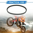 thumbnail image 2 of Unique Bargains Drive Belt for Suzuki 125 An Burgman, Wear-Resistant Rubber Fiber Black Powersports V-Belt 1 Pc, 2 of 7