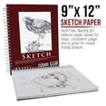 thumbnail image 5 of US Art Supply Master 150 Colored Pencil Set with 2 Left-Hand 9” x 12” Sketch Pads, 60 Pages, 5 of 5