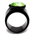 thumbnail image 3 of Luxe Jewelry Designs Women's Stainless Steel Traditional Ring with Top Grade Crystal in Peridot -, 3 of 4