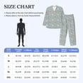 thumbnail image 4 of Balery Baby Elephant Giraffe Pijama para Hombre de Dos Piezas con Manga Larga, Conjunto de Dormir y Descanso Suave con Bolsillos-Large, 4 of 7