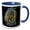 Blue/White, variant on 3drose, Griffin - Winged Mythical Fantasy Creature with Crest, 11oz Mug