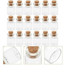 OUNONA 20 Pcs Small Bottles with Lids Party Cork Glass Baby