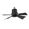 thumbnail image 4 of TISHITA Ceiling Fan with Light Modern Ceiling Fan for Laundry Rooms Home Dining Room Black, 4 of 8