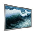 thumbnail image 2 of Designart 'The Ocean With Storm Waves' Nautical & Coastal Framed Art Print, 2 of 4