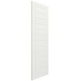 thumbnail image 2 of 18"W x 41"H True Fit PVC Horizontal Slat Framed Modern Style Fixed Mount Shutters, Unfinished (Per Pair - Hardware Not Included), 2 of 9